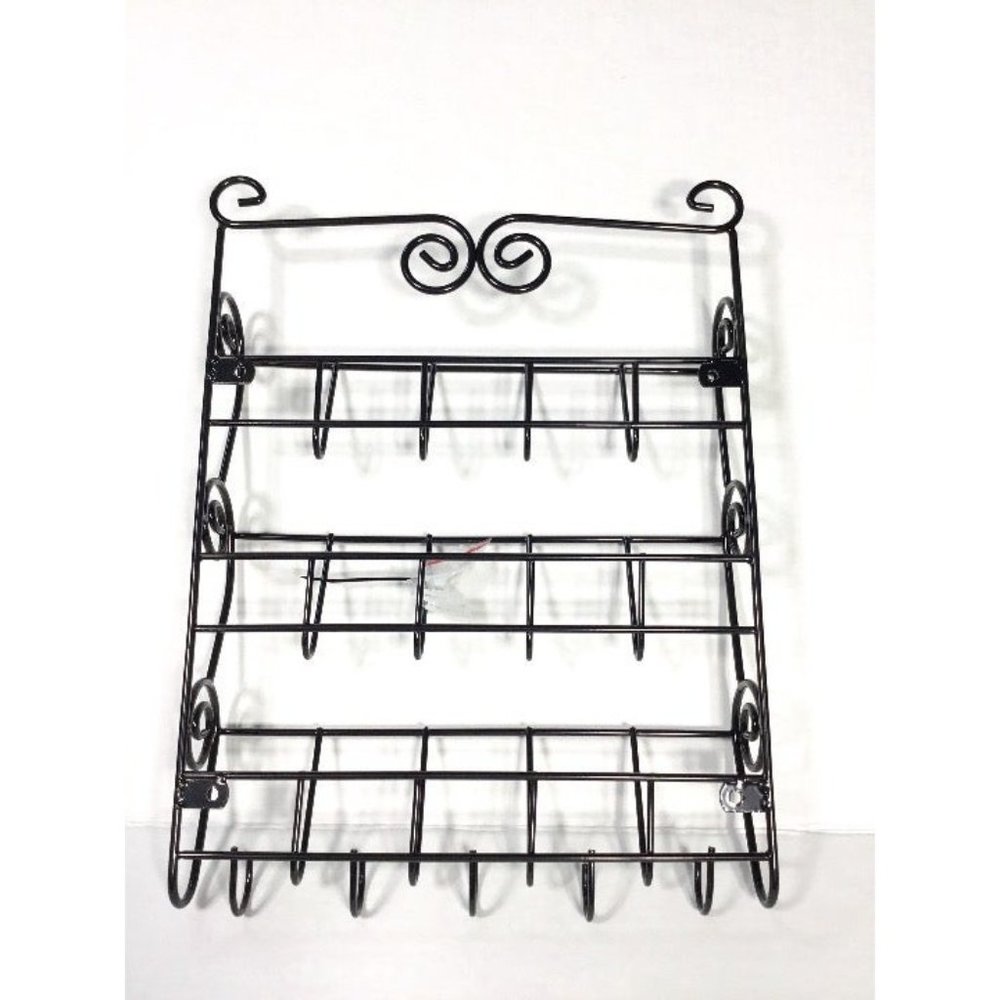 3-Tier Letter Rack with 5 Key Hooks - Picture 6 of 11